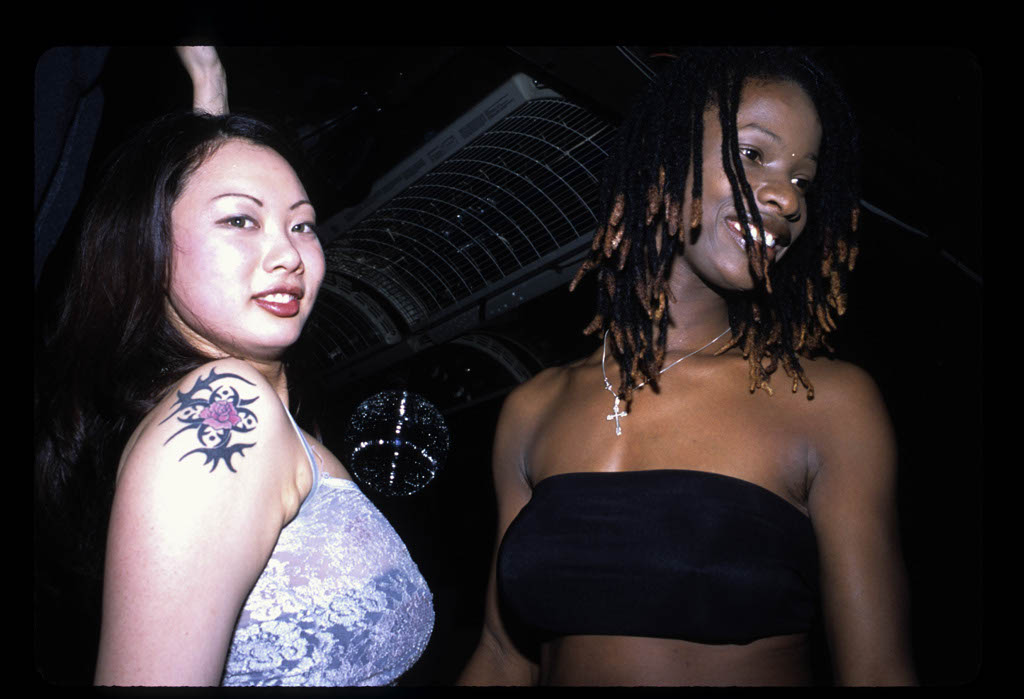 Two young women, dance Club